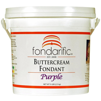 Fondarific Butter Cream Fondant, 5 lbs