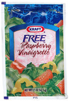 Kraft Raspberry Vinegrette Dressing, Fat Free, 1.5 oz Packages, 60 ct