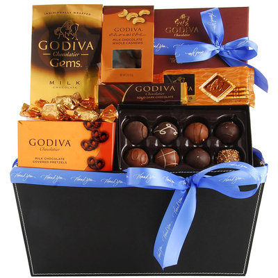 Wine.com Godiva Chocolate Gift Basket