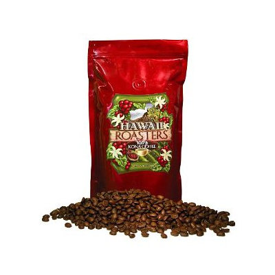 Hawaii Roasters 100% Kona Coffee, Medium Roast, Whole Bean, 16 oz Bag
