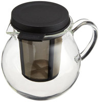 Rishi Tea Glass Pitcher (13.5-Ounce) with Infuser Basket