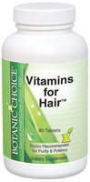 Botanic Choice Vitamins for Hair Formula Dietary Supplement Tablets