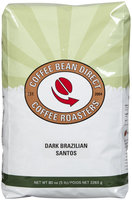 Coffee Bean Direct Dark Brazilian Santos, Whole Bean Coffee, 5 lb bag