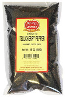 Spicy World Black Tellicherry Whole Peppercorn