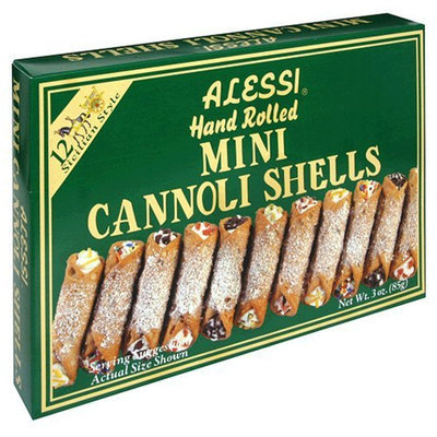 Vigo Alessi Mini Cannoli Shells Boxes - 4 oz