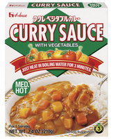 House Foods Curry Sauce w/ Vegetables Med Hot