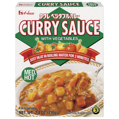 House Foods Curry Sauce w/ Vegetables Med Hot