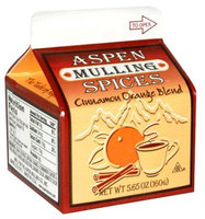 Aspen Mulling Spice Blend, Cinnamon Orange, 5.65 oz Cartons, 9 pk
