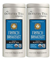 Octavia Tea Organic French Breakfast Black Tea, Loose Leaf, 3 oz, 2 pk