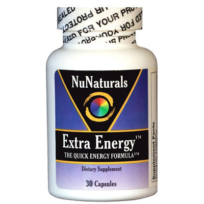 NuNaturals - Extra Energy Quick Energy Formula - 30 Capsules