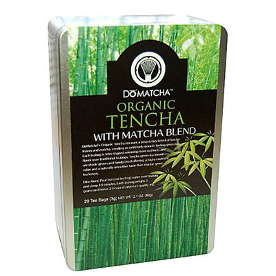 DoMatcha Green Tea, Organic Ten-Cha with Matcha Blend, 20 ct Tea Bags