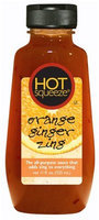 HOT Squeeze Sauce, Orange Ginger Zing, 11 oz, 6 pk