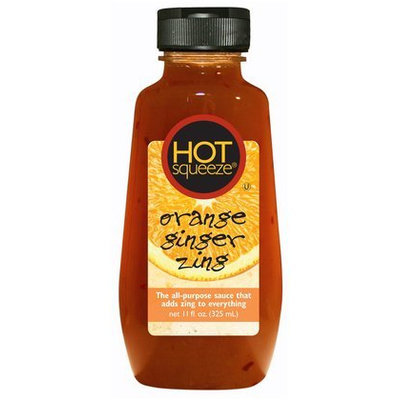 HOT Squeeze Sauce, Orange Ginger Zing, 11 oz, 6 pk