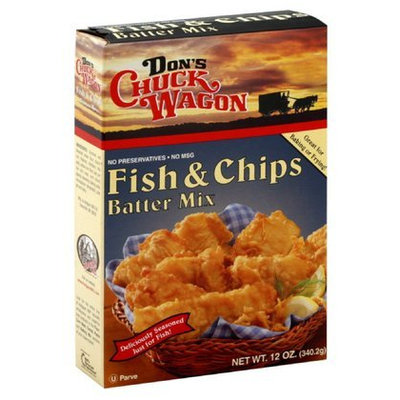 Don's Chuck Wagon Fish & Chips Batter Mix, 12 oz, 6 pk