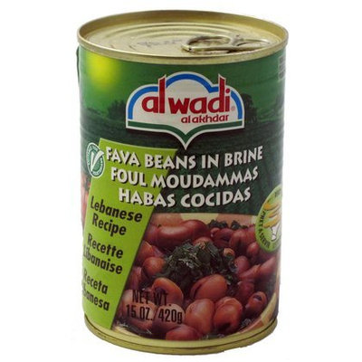 Al Wadi Foul Moudammas, Fava Beans, Lebanese Recipe, 15 oz, 12 pk