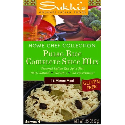 Sukhi's Gourmet Indian Foods, Pulao Rice Spice Mix, 0.25 oz, 12 pk