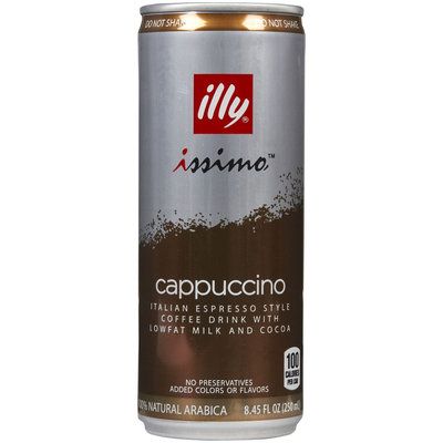illy Cappuccino Coffee Drink, 8.45 oz Cans