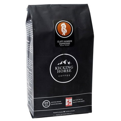 Kicking Horse Coffee Cliff Hanger Espresso Medium, Whole Bean Coffee, 2.2 lb Pouch