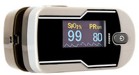 AccuRate Deluxe Finger Pulse Oximeter with Custom Soft Skin Cover