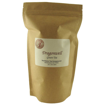 Boston Tea Finest Grade Loose Dragonwell Green, Bulk, Resealable 8 oz Pouch