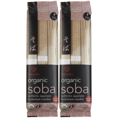 Hakubaku Organic Soba, Authentic Japanese Buckwheat Noodles (no sal.