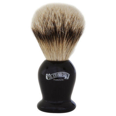 Colonel Conk Model # 920 Silver Tip Badger Brush with Black Handle