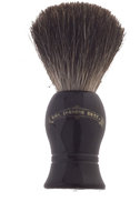 Colonel Conk Progress Model 1001 Standard Pure Badger Shaving Brush, Black Handle