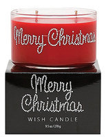 Primal Elements Wish Candle, 9.5 oz, Merry Christimas, Red
