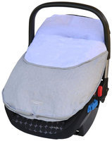 JJ Cole BundleMe Foot Muff - Gray Stitch - 1 ct.