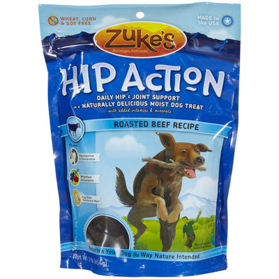 Zukes 16 Oz Hip Action Beef Flavor Dog Treats