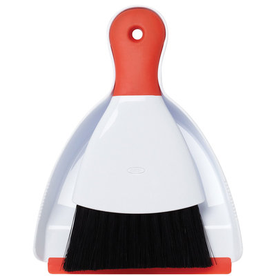 OXO Tot Mini Dust Pan & Brush Set - Orange