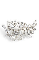 Wedding Belles New York 'Emma' Crystal Hair Clip - Metallic