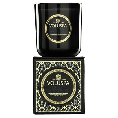Voluspa - Maison Noir Boxed Candle - Lichen & Vertiver