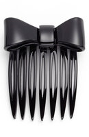 France Luxe Adore A Bow Mini Comb - Black