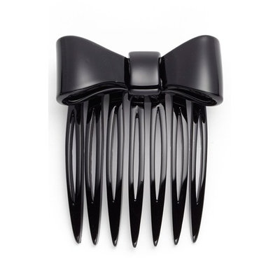 France Luxe Adore A Bow Mini Comb - Black