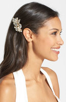 Wedding Belles New York 'Luella' Czech Crystal & Freshwater Pearl Clip