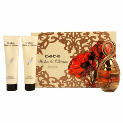 Bebe Wishes & Dreams Gift Set for Women, 3 Piece, 1 set