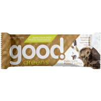 Good Greens Chocolate Peanuts Butter Bar, 1.76 oz, (Pack of 12)