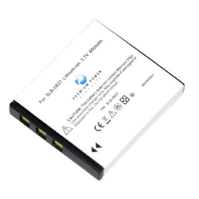 Premium Power Products Premium Power SLB-0837 Compatible Battery 650 Mah. Slb-0837 for use with Konica Minolta Digital Came
