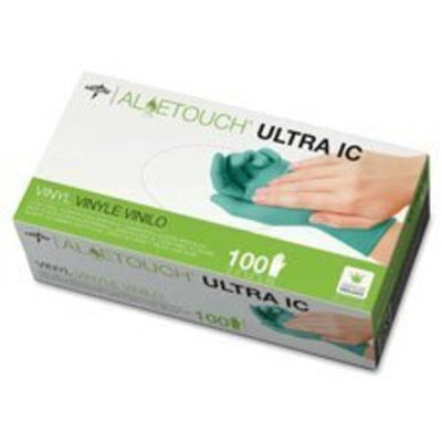 Medline Industries MDS195073 Exam Gloves, Latex Free, Synthetic, X-Small, 100/BX, Green
