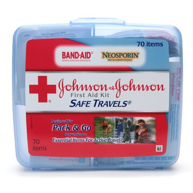 Johnson & Johnson Safe Travels First Aid Kit