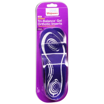 Walgreens Women's Tri-Balance Gel Orthotic Inserts 6-10