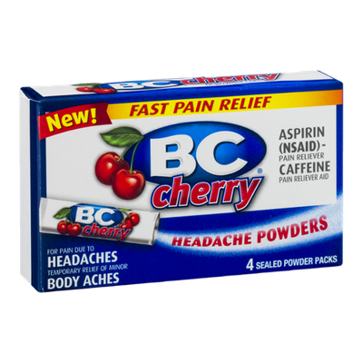 BC Headache Powders Cherry - 4 CT