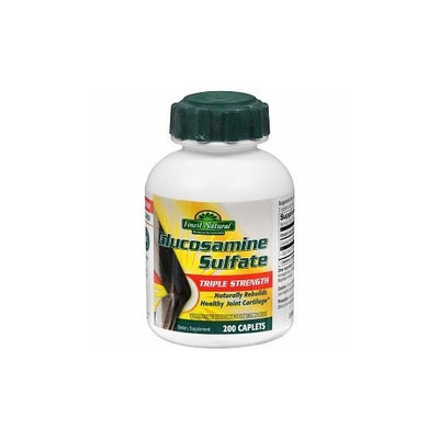 Finest Natural Glucosamine Sulfate Triple Strength Caplets, 200 ea