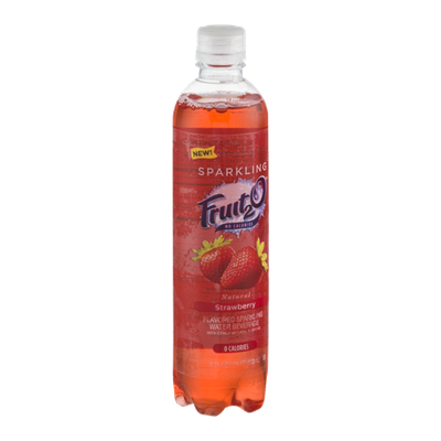 Fruit2O Flavored Sparkling Water Beverage Strawberry