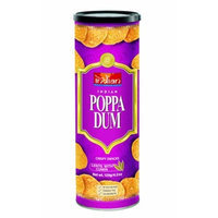 Truly Indian Cumin Poppadums, 4.2-Ounce Cans (Pack of 6)