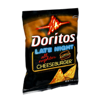 Doritos® Late Night Cheeseburger Flavored Tortilla Chips