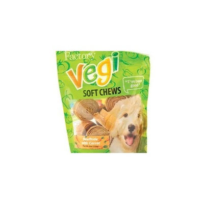 Pet Factory Vegetable Soft Chew Pin Wheels Carrots 8Oz