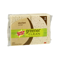Scotch-Brite Greener Clean Absorbent Sponges - 4 CT