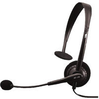 Cyber Acoustics 597840B Cyber Acoustics AC-100 Mono Speech Headset Boom Mic 3.5MM Plug